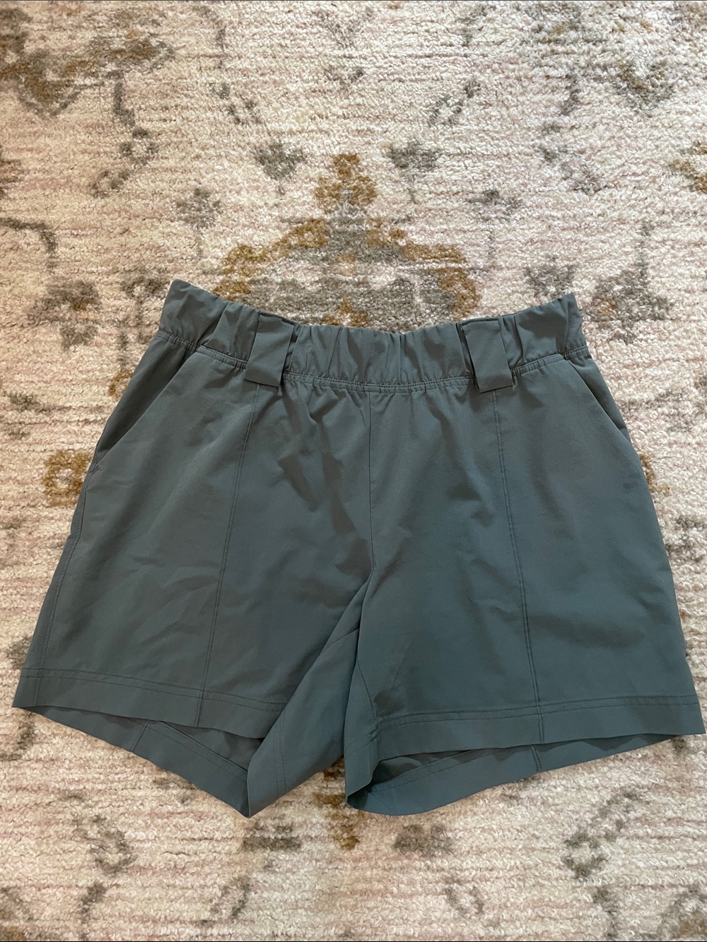 Athleta Slate Green Athletic Shorts